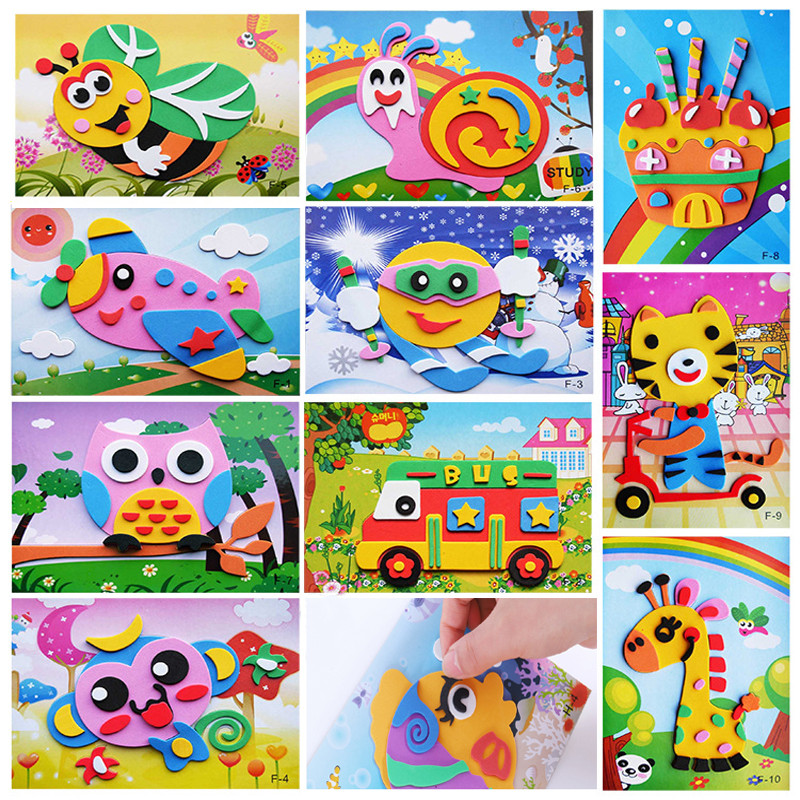 Kids Education Shows - 5 ชิ้น/10 ชิ้น/ล็อตเด็ก DIY 3D EVA