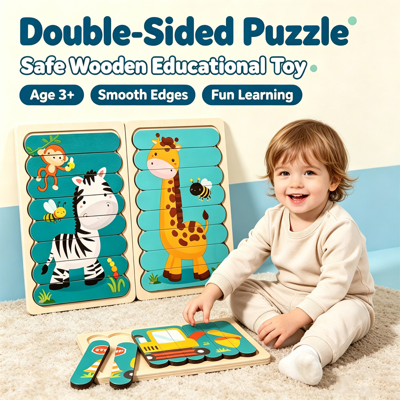 Kids Educational Game 2 - ของเล่นมอนเตสซอรี่ 2 ปี ปริศนาไม้สำหรับเด็ก เด็กเล็ก การเรียนรู้