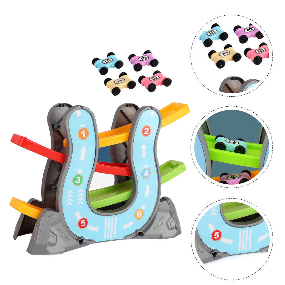 Kids Educational Game - ชุดรถรางเลื่อนของเล่นเสริมพัฒนาการ เกมสร้างสัมพันธ์ระหว่างพ่อแม่ลูก ของขวัญเพื่อการศึกษาปฐมวัยสำหรับความบันเทิงในบ้าน