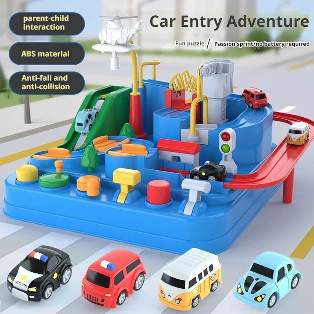 Kids Educational Game - รถไฟรางแข่งรถ ของเล่นรถไฟจำลอง เกมผจญภัย สัตว์ จรวดอวกาศ ของเล่นเด็ก