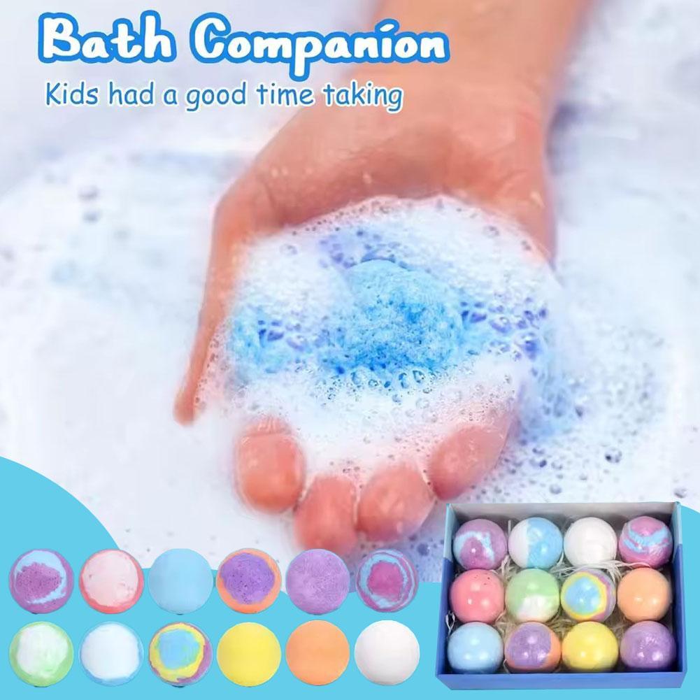 Kids Educational Game - บาธบอมบ์สำหรับเด็กพร้อมของเซอร์ไพรส์ข้างใน ชุดของขวัญลูกบอลฟองฟู่สำหรับสปา พร้อมของเล่นรูปสัตว์ ของขวัญวันหยุดแสนสนุกและมีประโยชน์สำหรับเด็ก