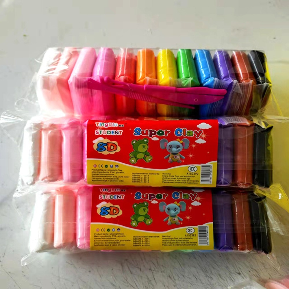 Kids Education Content - ดินน้ำมันเคลย์คอร์ 10 กรัม แพ็คผสม 12, 24