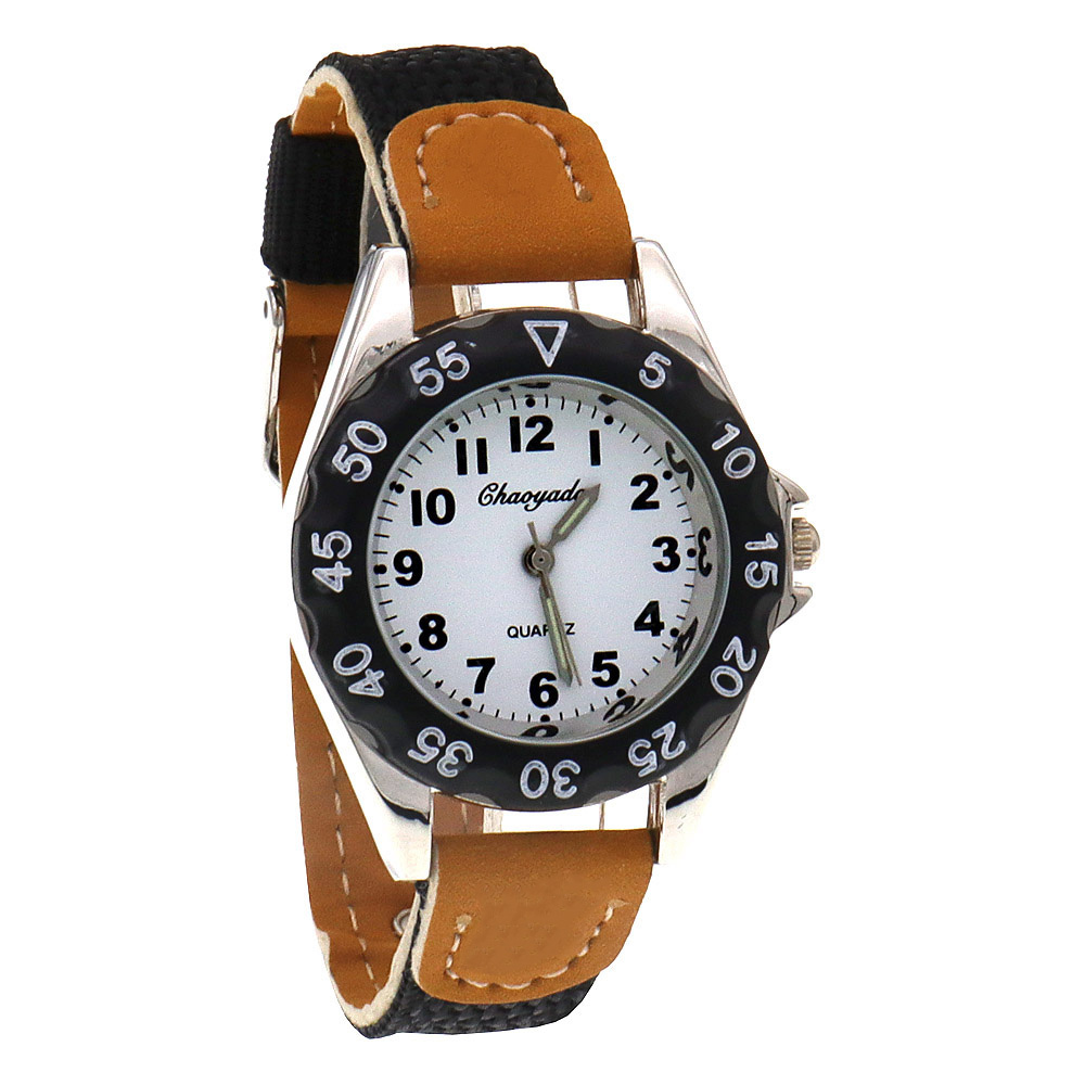 Kids Educational Watch - คุณภาพสูงนาฬิกาเด็กผู้หญิงเด็กของขวัญเรียนรู้เวลา Tutor นักเรียนนาฬิกาข้อมือควอตซ์สีเขียวนาฬิกาของขวัญ Dropshipping