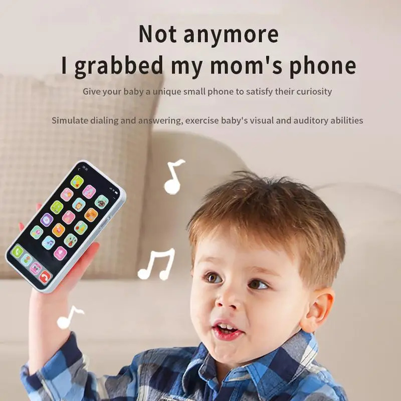 Kids Education Content - TOPMAYA ของเล่นเด็กสมาร์ทโฟน Early โทรศัพท์มือถือ Light Touch