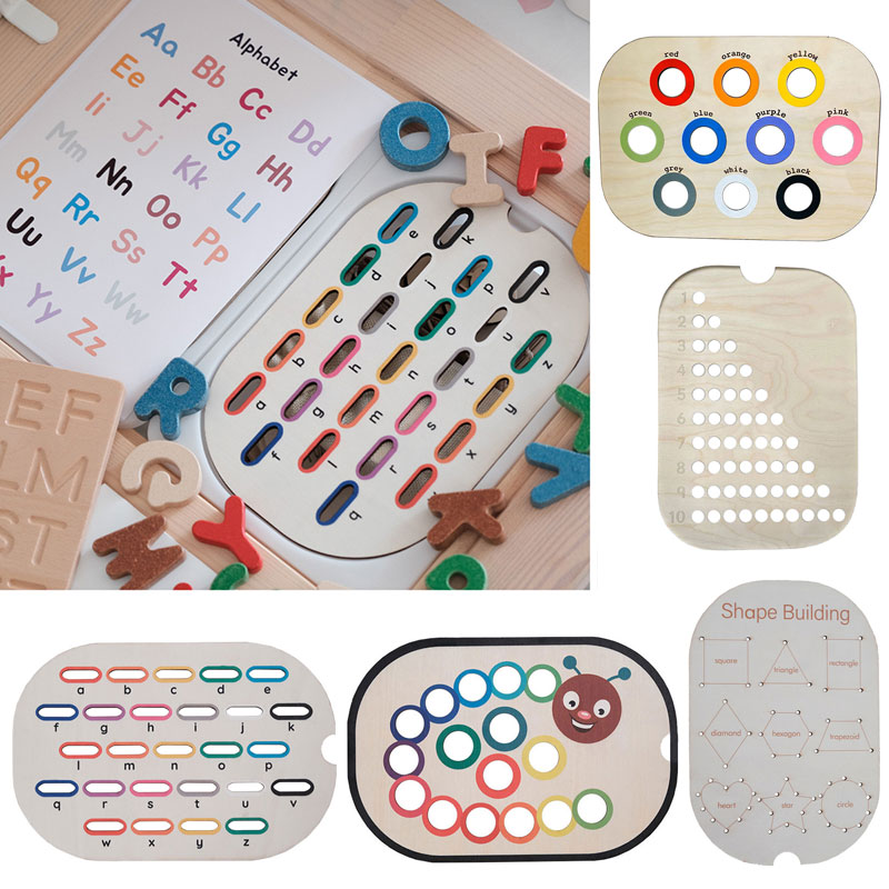 Montessori Shelf Toy - เด็ก Montessori เกม Fine การเคลื่อนไหวการฝึกอบรม Sensory