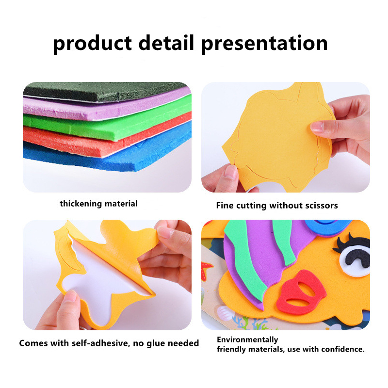 5 ชิ้น/10 ชิ้น/ล็อตเด็ก DIY 3D - Kids Education Shows บทวิจารณ์และราคา