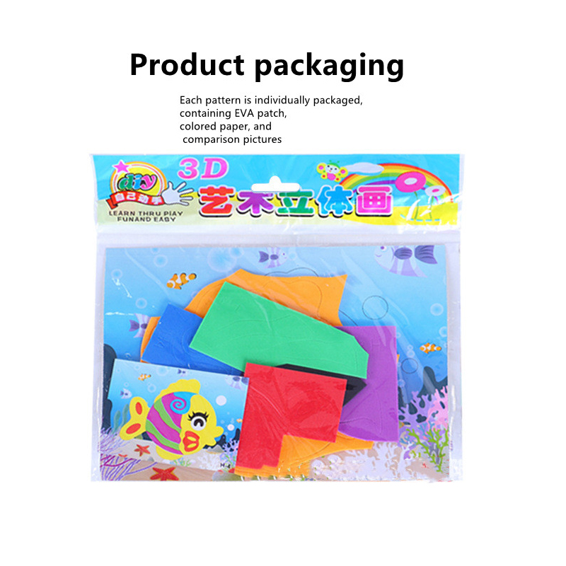 5 ชิ้น/10 ชิ้น/ล็อตเด็ก DIY 3D - Kids Education Shows บทวิจารณ์และราคา