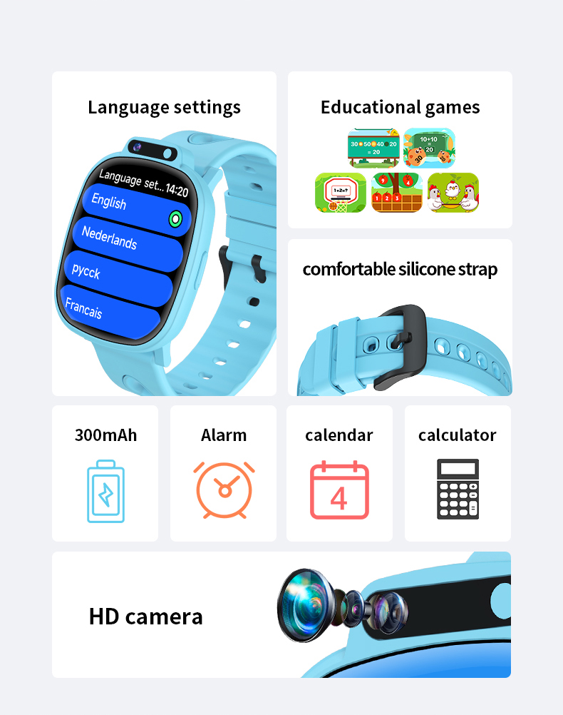 นาฬิกาสมาร์ทวอทช์เด็ก H10 รุ่น - Kids Educational Watch บทวิจารณ์และราคา