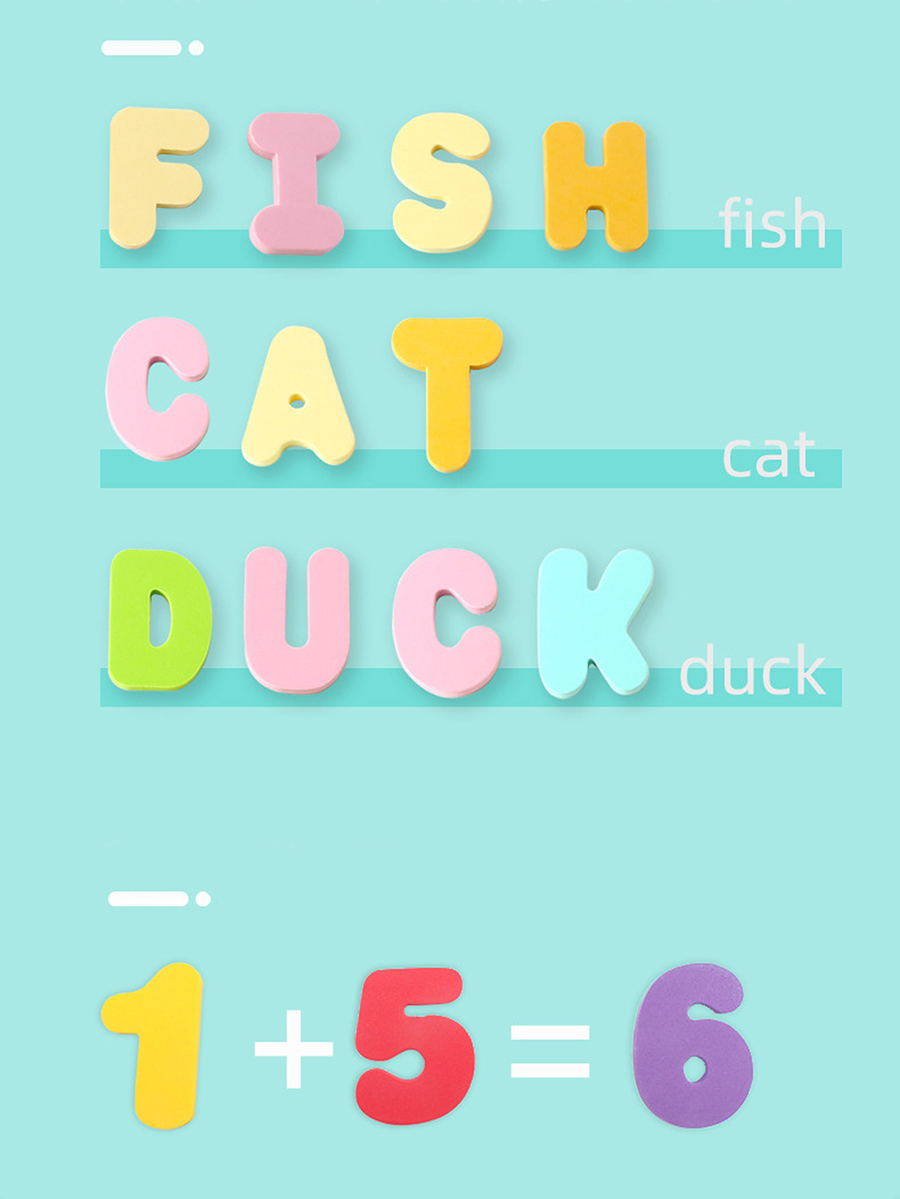 ของเล่นอาบน้ำเด็ก โฟมลอยน้ำ ตั - Number Puzzle Foam บทวิจารณ์และราคา