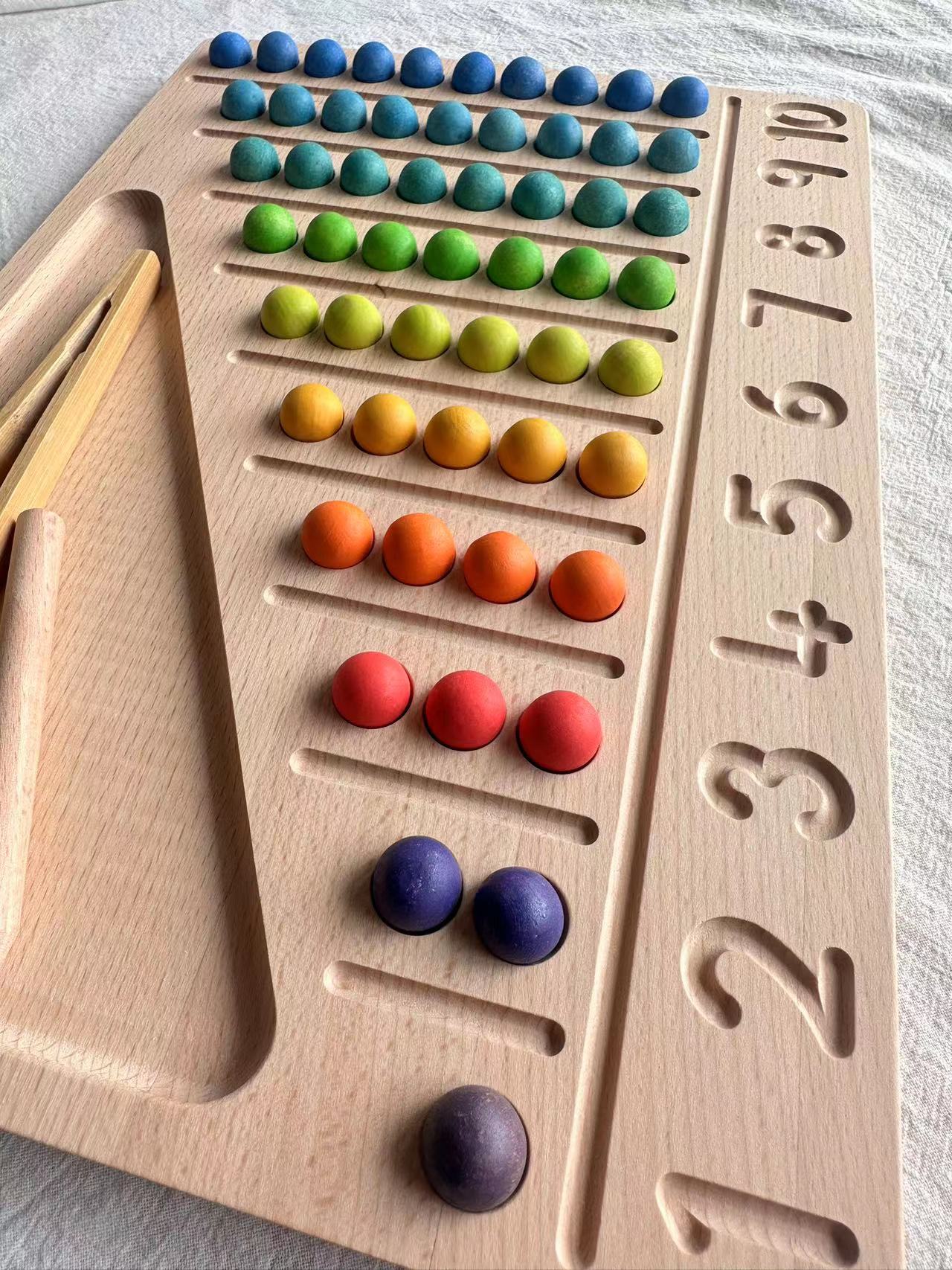 มอนเตสซอรี่ของเล่นไม้ประสาทสัม - Montessori Shelf Toy บทวิจารณ์และราคา