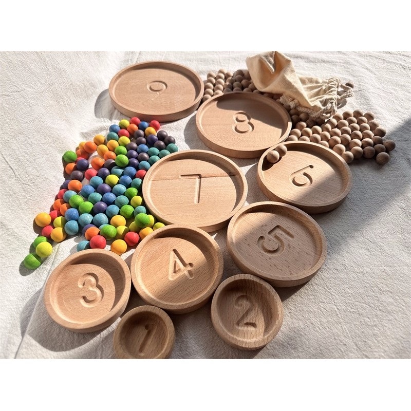 มอนเตสซอรี่ของเล่นไม้ประสาทสัม - Montessori Shelf Toy บทวิจารณ์และราคา
