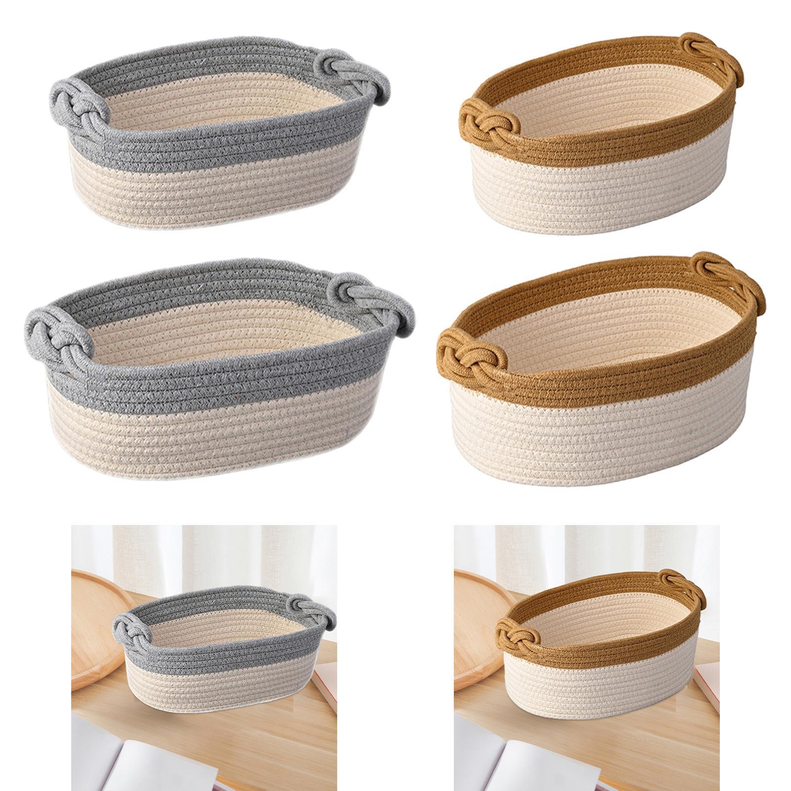 ตะกร้าเก็บของทำจากเชือกฝ้าย ตะ - Montessori Shelf Toy บทวิจารณ์และราคา