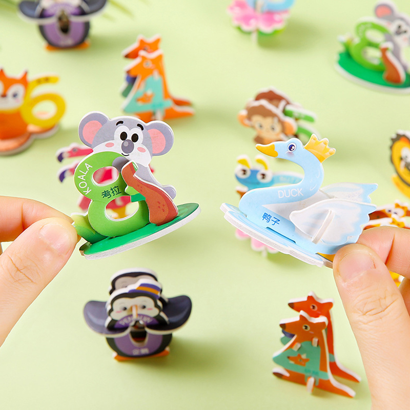 20 ชิ้นการ์ตูนสัตว์โฟมปริศนา 3 - Number Puzzle Foam บทวิจารณ์และราคา