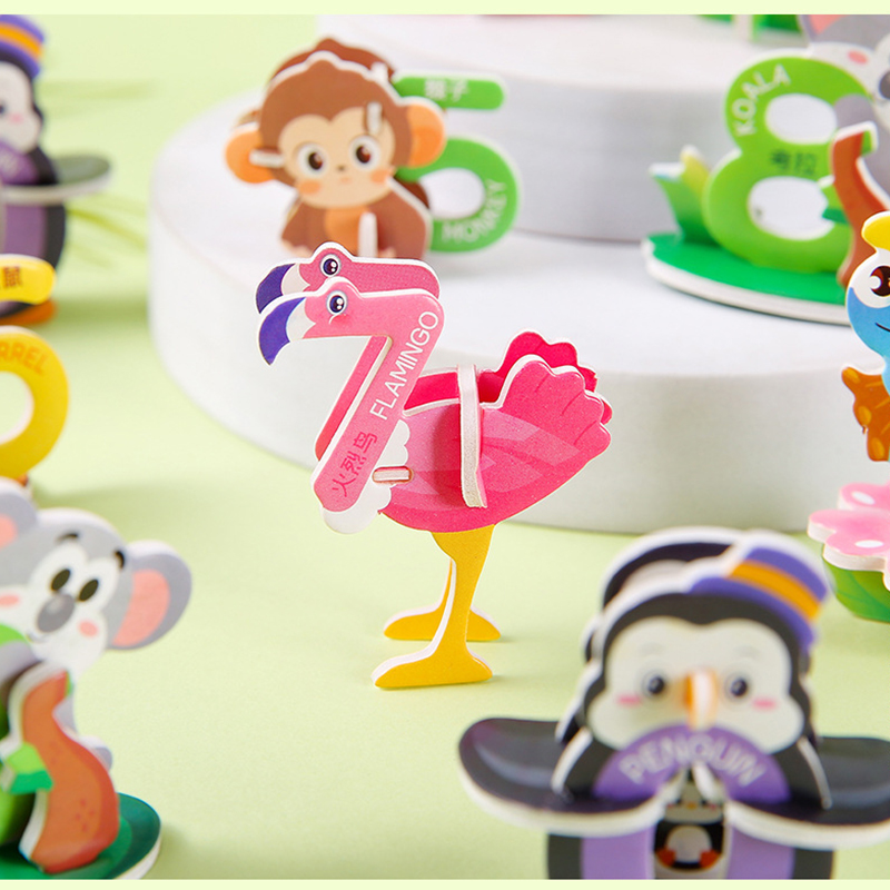 20 ชิ้นการ์ตูนสัตว์โฟมปริศนา 3 - Number Puzzle Foam บทวิจารณ์และราคา