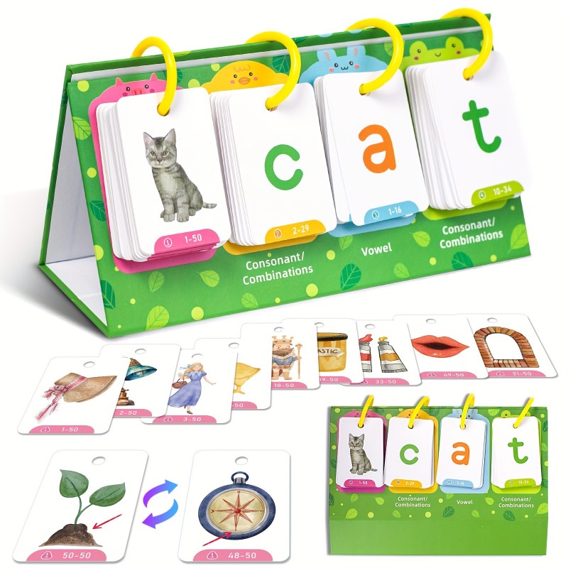 AotBlcer 129 ชิ้น Word Builder - Phonics Card Game บทวิจารณ์และราคา