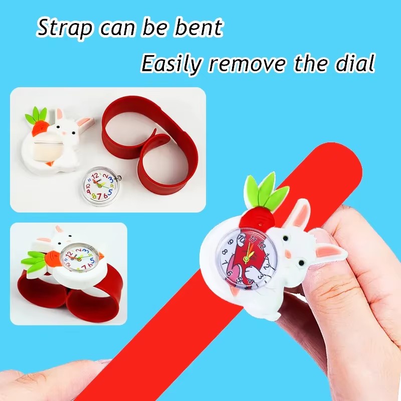นาฬิกาเด็กสายพิมพ์ลายการ์ตูนกร - Kids Educational Watch บทวิจารณ์และราคา