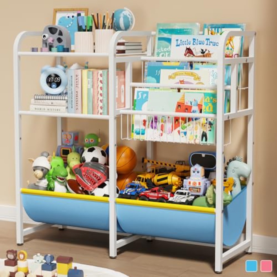 ชั้นวางหนังสือและที่เก็บของเล่ - Montessori Shelf Toy บทวิจารณ์และราคา