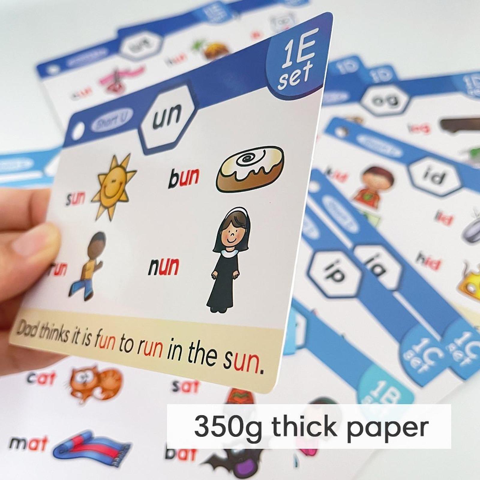 แฟลชการ์ดโฟนิคส์สำหรับการสะกดค - Phonics Card Game บทวิจารณ์และราคา