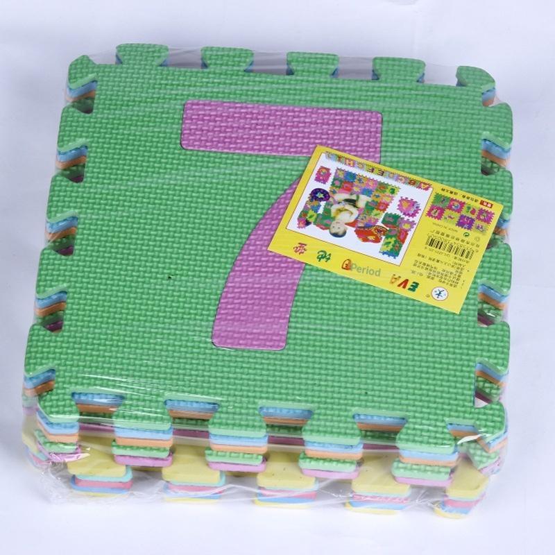 แผ่นรองคลานสำหรับเด็ก ทำจากโฟม - Number Puzzle Foam บทวิจารณ์และราคา