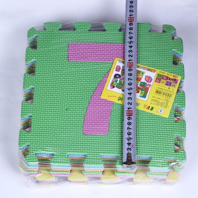 แผ่นรองคลานสำหรับเด็ก ทำจากโฟม - Number Puzzle Foam บทวิจารณ์และราคา