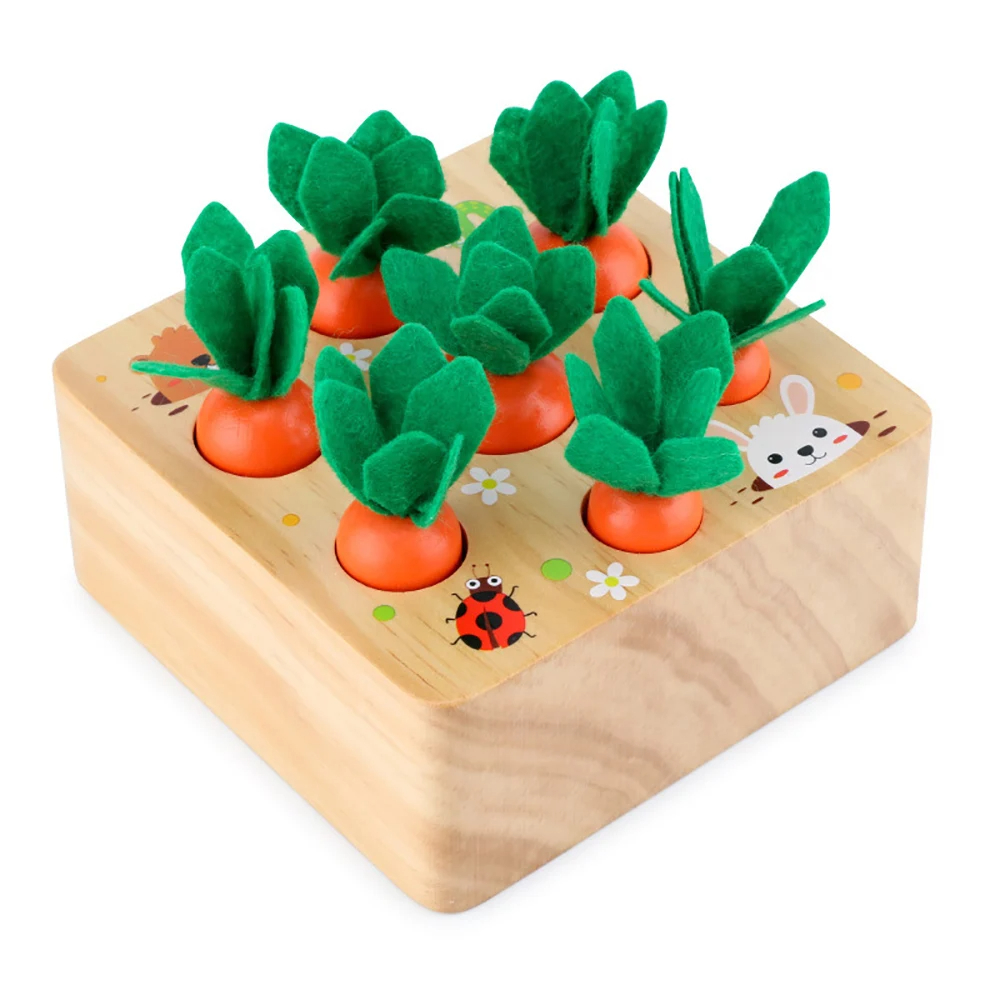 เด็กปริศนาดึงแครอทเกมของเล่นเด - Montessori Shelf Toy บทวิจารณ์และราคา
