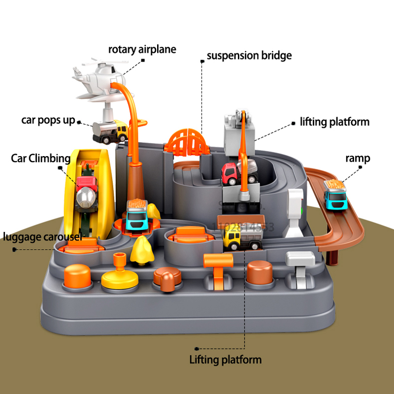 รถไฟแข่งโมเดลรถยนต์รถไฟของเล่น - Kids Educational Game บทวิจารณ์และราคา