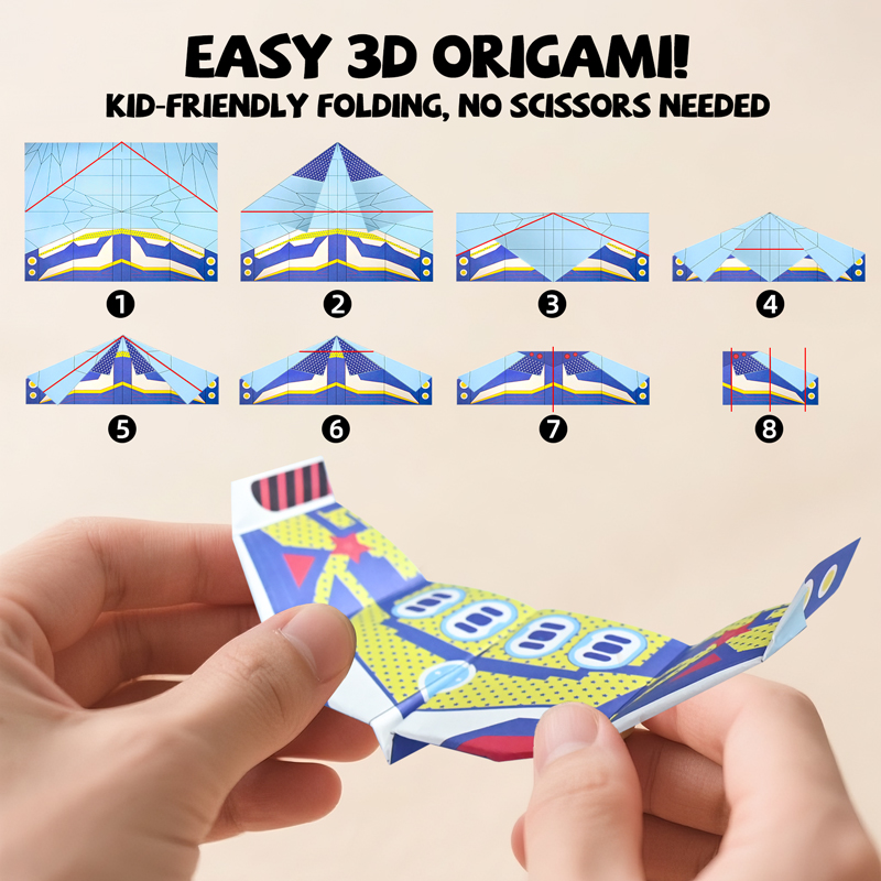 ชุดเครื่องบินกระดาษ 36 แผ่น ชุ - Kids Educational Game บทวิจารณ์และราคา