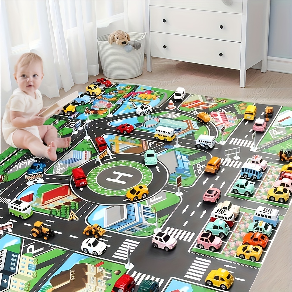 1 pc, City Traffic Play Mat, แ - Kids Educational Game บทวิจารณ์และราคา
