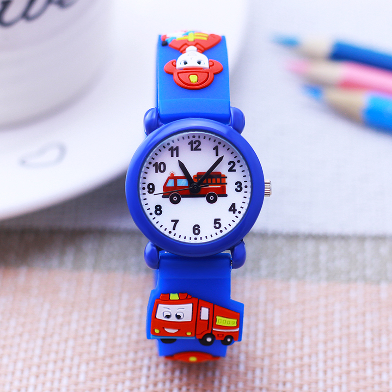 นาฬิกาข้อมือซิลิโคนนุ่มลายการ์ - Kids Educational Watch บทวิจารณ์และราคา