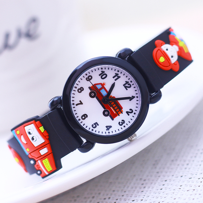 นาฬิกาข้อมือซิลิโคนนุ่มลายการ์ - Kids Educational Watch บทวิจารณ์และราคา