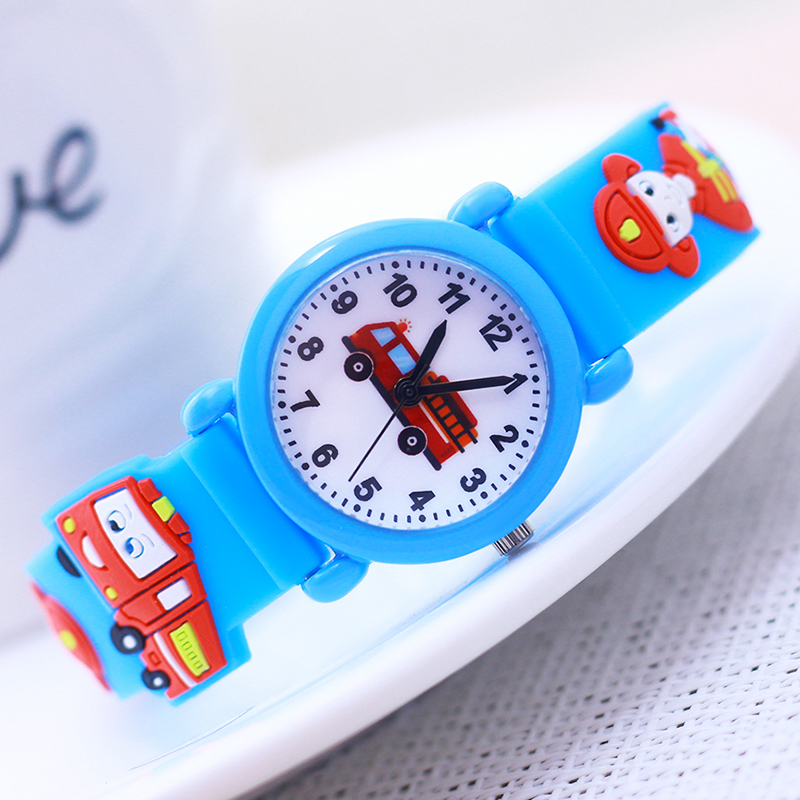 นาฬิกาข้อมือซิลิโคนนุ่มลายการ์ - Kids Educational Watch บทวิจารณ์และราคา