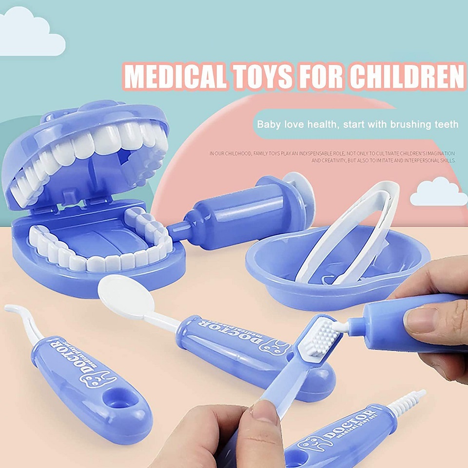 9 ชิ้นชุดทันตกรรมของเล่นทันตกร - Kids Education Shows บทวิจารณ์และราคา