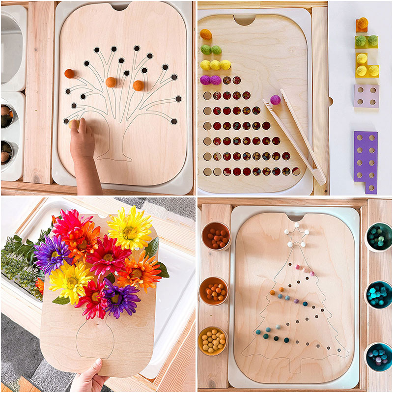 เด็ก Montessori เกม Fine การเค - Montessori Shelf Toy บทวิจารณ์และราคา