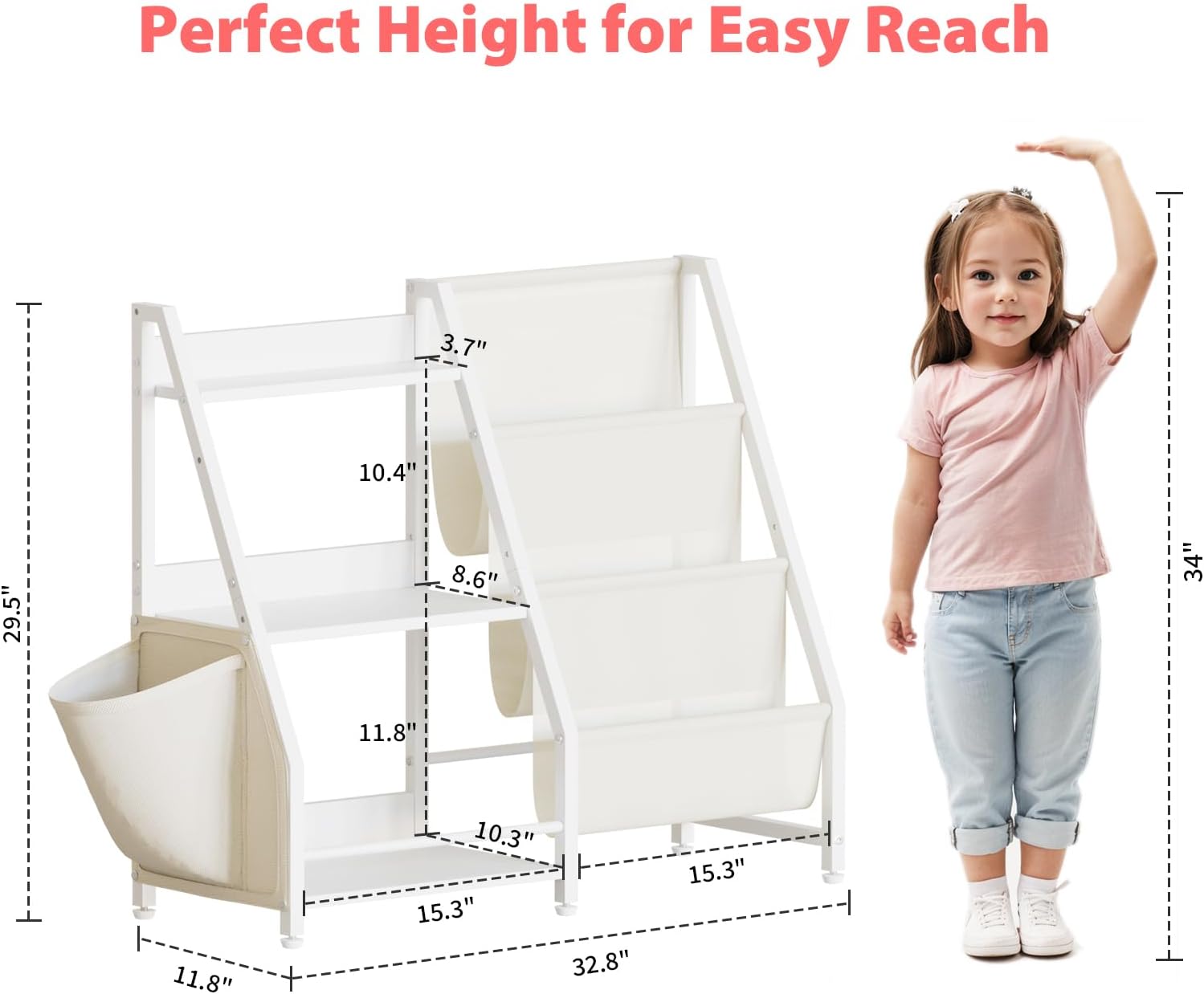 ชั้นวางหนังสือเด็ก 3 ชั้นและที - Montessori Shelf Toy บทวิจารณ์และราคา